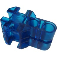 Lego konektor technic, průhledná tmavě modrá (4118978)